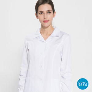 긴팔 TC20수 쿨스판 위생복 셔츠(여성용) /화이트(FS-104)